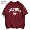 Golocn State California Est Men TShirts Casual Cotton TShirt ONeck AllMatch Clothing Unisex Loose Summer Basics Sportswear
