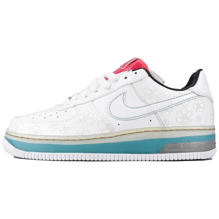 New Nike Air Force 1 Low Supreme Max Air White Cerise Paradise Aqua 316666-111