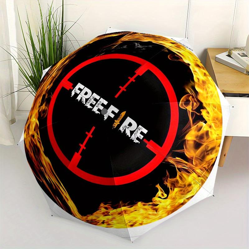 

1pc Free Fire Target Umbrella with Plastic Handle,Suitable for All Seasons Home Travel Outdoor UmbrellaM1195