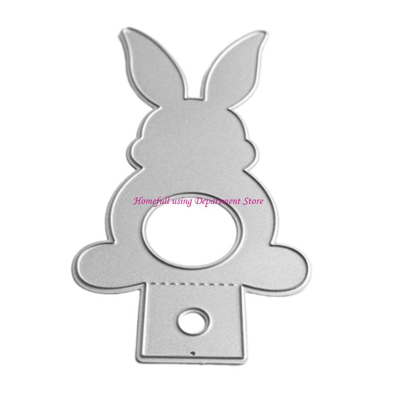 Bunnies Cutting Dies Scrapbooking Stencils Carbon Steel Die Cut Templates for Card Making Packaging Decoration