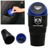 ABS Car Garbage Can Auto Trash Bin Flip Storage Bucket for Dodge Charger RAM 1500 Challenger Viper SRT Journey Jcuv Nitro U666