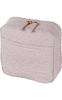 Choutrente Cosmetic Makeup Accessory Pouch for Can Be Stored Upright Sakura Pouch, Pouch, Case, Women, (Embossed Pink)