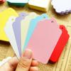 50 Pcs Colorful Gift Tages Paper Hanging Tages with Hole Rectangle Hanging Tages for DIY Christmas Wedding Party Favor