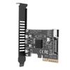 PCI Express Erweiterungskarte TYP E Front Typ C 20 Gbit/s PCIe zu USB 3 Serial ATA 15 PIN Erweiterungskarte Kompatibel mit PCIE X4 X8 X16