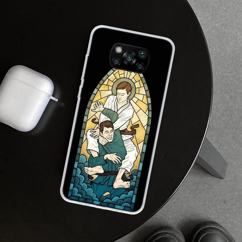 

Judo jiu jitsu BJJ Brazilian Phone Case Cover for Xiaomi Poco X6 X5 X4 X3 Nfc X7 F6 Pro F5 F4 Gt F3 M5S M5 M4 M3 Art Print Coque Xiaomi Poco X7 Pro