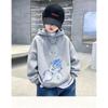 Japanese style Kids Hoodie Autumn Winter Dragon Ball Vegeta Character Print Pullover Sweatshirt Casual Long Sleeve Hooded Tops