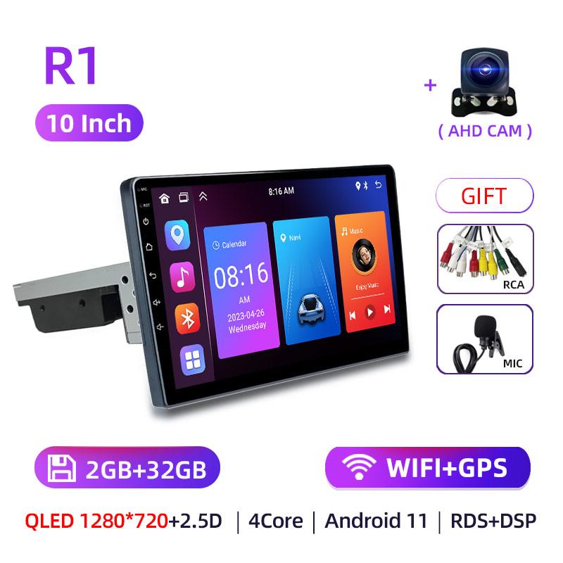 7'' 10'' 8Core Android 11 1Din Car Multimedia CarPlay 5G Universal Navigation GPS 1 DIN Headunit Auto Radio Audio Stereo dvd