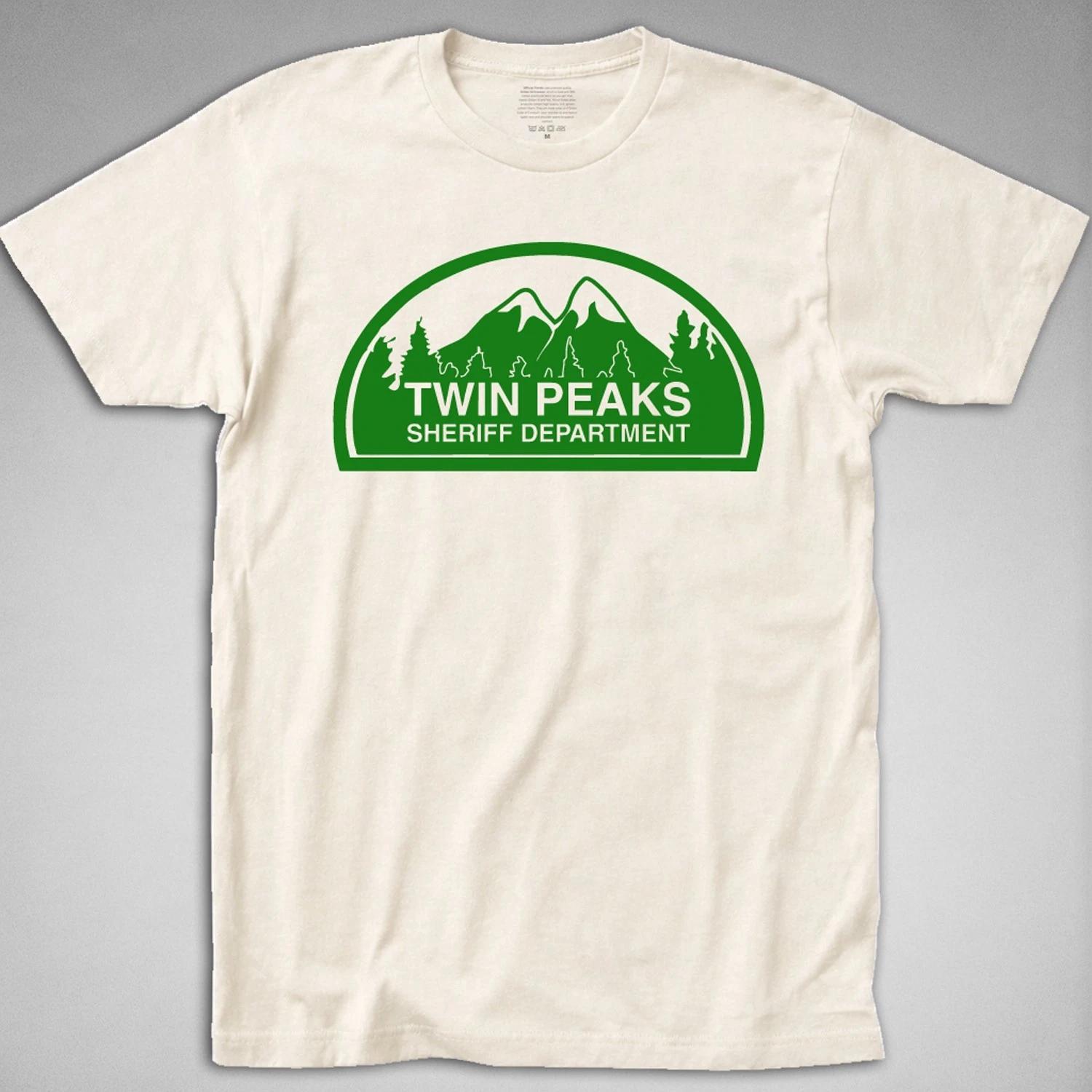 Twin Peaks Sheriff Department T Shirt, david lynch, tv police, fire walk with me S