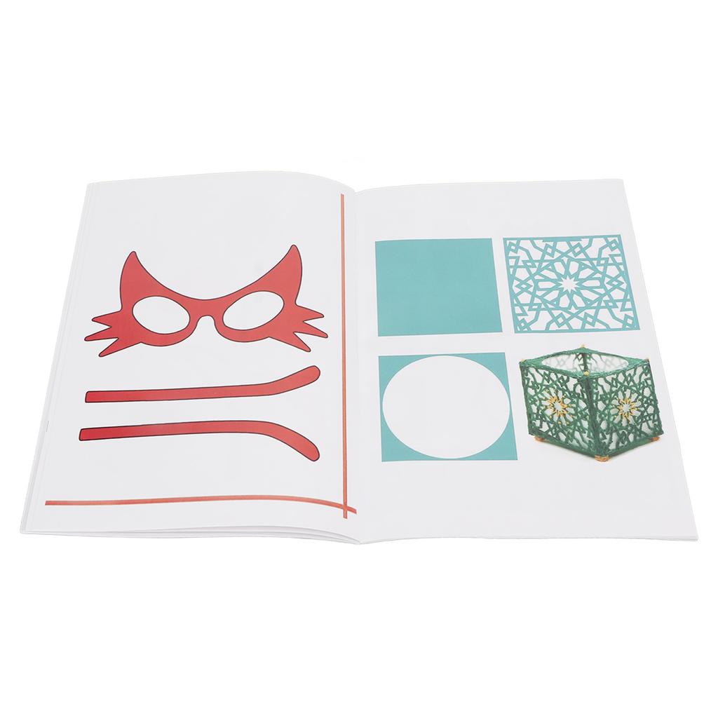 3D Printer Drawing Paper Colorful 20 Sheets 40 Patterns Thick Paper 3D Pen Paper Stencils for Kids Family Teamwork