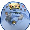 Kids' Cartoon Mesh Sun Hat - Breathable Wide Brim Summer Cap for Outdoors