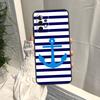 Paski Kotwica Łódź Koło Sterowe Etui Dla Samsung Galaxy A35 A55 A15 A34 A54 A14 A56 A52 A53 A16 A26 A36 A32 A12 A33 A13 A17