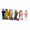 2 Sets Beruf Miniaturfiguren Simulation Sandtisch Dekoration Polizist Lehrer Arzt Bauarbeiter
