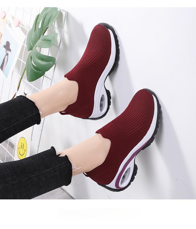Platform Sneakers Ladies Breathable Vulcanized Shoes 2026 Summer New Women Fashion Casual Sport Shoes Wedge