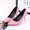 Fashion Large Size Women's Pumps Pointed Toe Patent Leather High Heels Dress Shoes White Wedding Shoes Thin Heels Basic Pump Red Heels