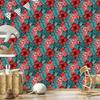 Exotic Flowers and Leaves Wallpaper for Living Room and Bedroom 50x1000