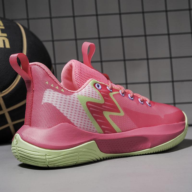 Low-Top Basketballschuhe für Herren und Damen, Mesh Atmungsaktiv, Rutschfest, Abriebfest, Praktisch, Stoßdämpfend, Leichtgewichtig,