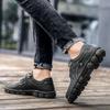 38-48 Men's Formal Shoes Comfortable Rubber Soft Sole Leather Men's Loafers