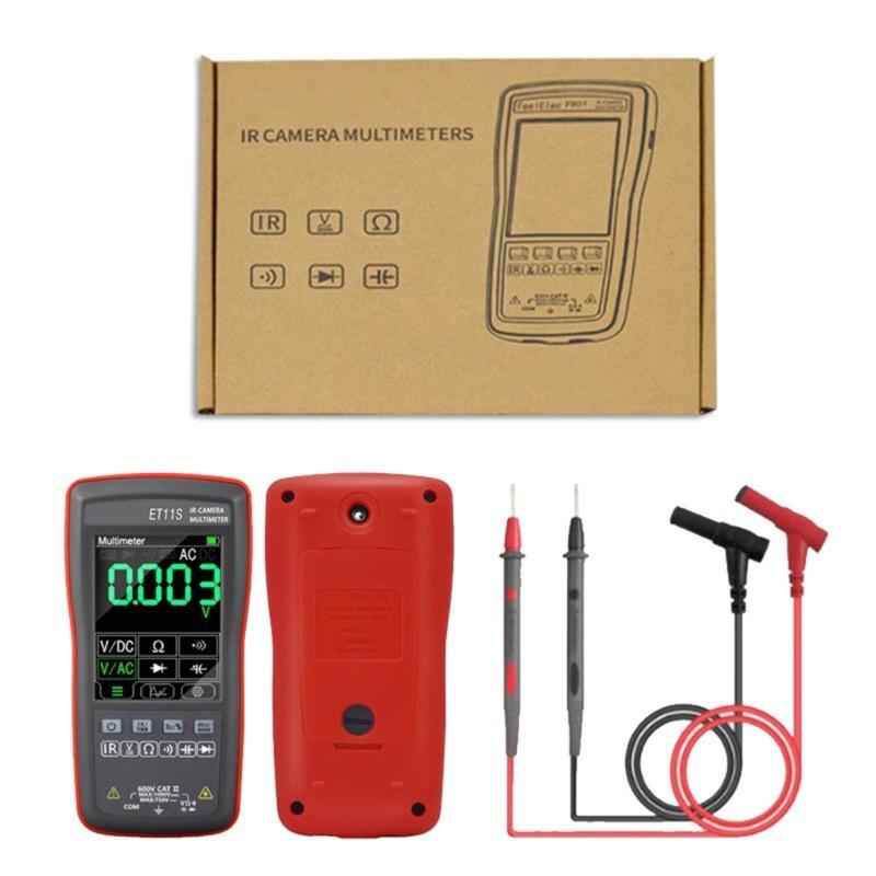 4000 Counts Multimeter 24x32 Thermal Imager Rechargeable Thermal Imaging Camera Voltage Resistance Diode Test Meter