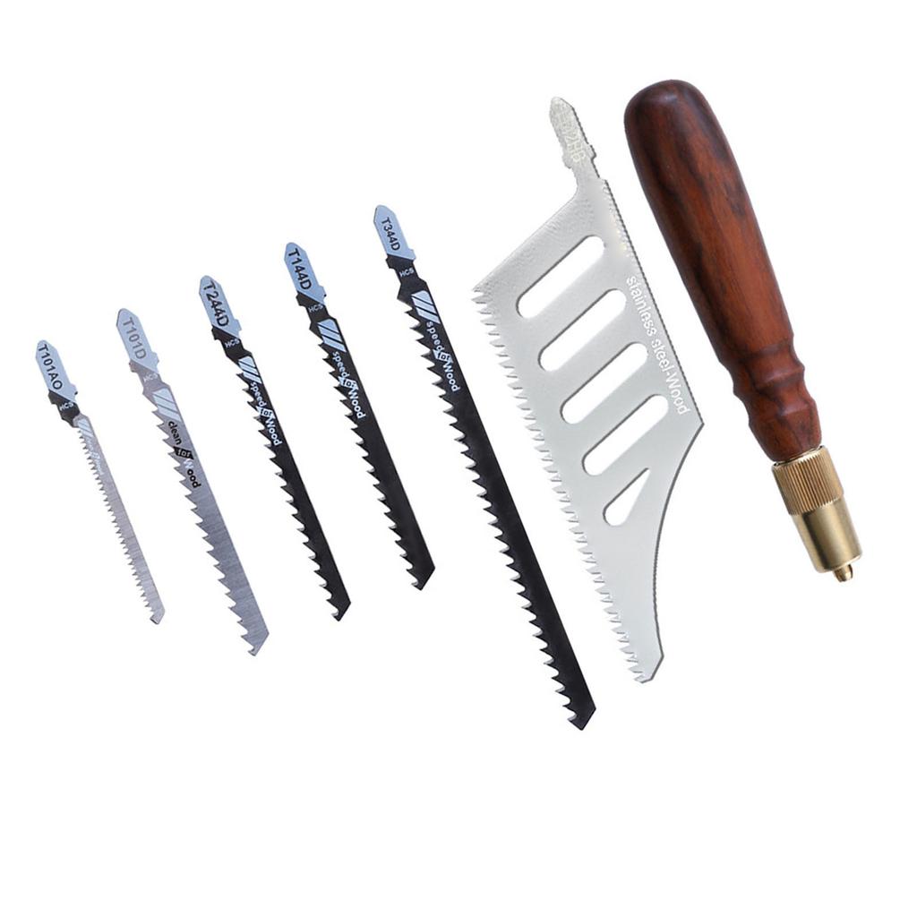 Hand Saw with Wood Handle Detachable High Carbon Steel Blades Portable Saw Tool for Woodworkin