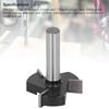 T Shaped Design Wood Milling Cutter 3 Teeth Slab Flattening Router Bit  For CNC Machine