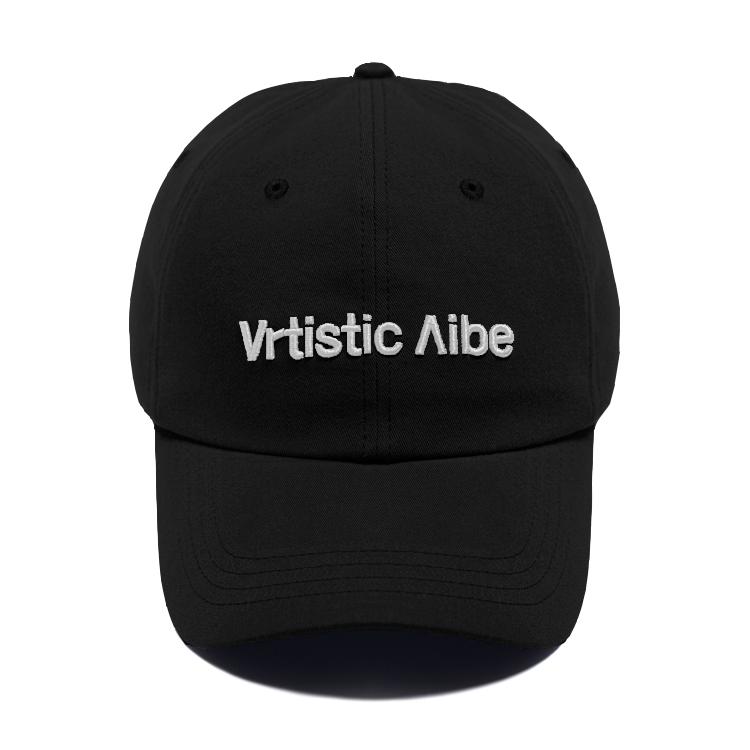 Atiseutigbaibeu Volume Logo Baseball Cap Black White