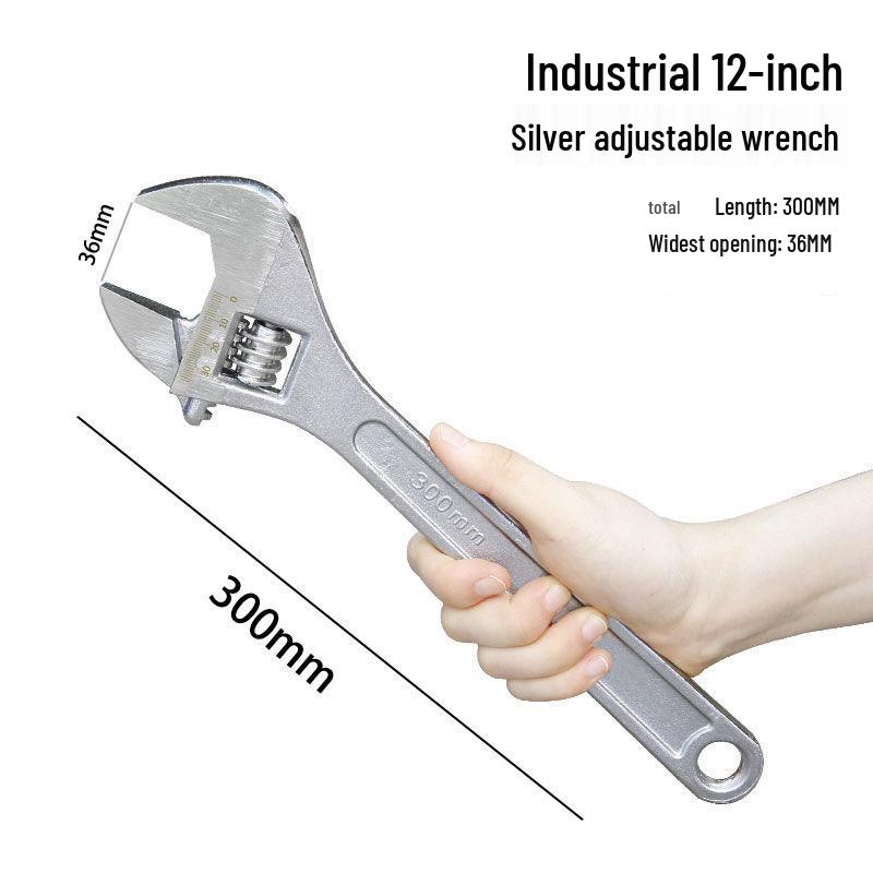 Adjustable Carbon Steel Industrial Grade Bathroom Wrench Tool