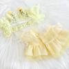 [Plushie] Plush Toy Dress & Head Dress Set [Bee] for 20cm Plush Toy, Yellow, g.trigger, Oshi-Nui, Nuikatsu [Product]