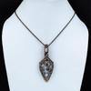 Dendrite Opal, Moonstone Gemstone Pure Copper Wire Wrapped Designer Handmade Pendant Jewelry For Her