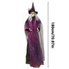 Halloween Talking Witch Outdoor Spooky Scary Witch Animatronic Voice Controlled Glowing Screaming Haunted House Party Decoration
