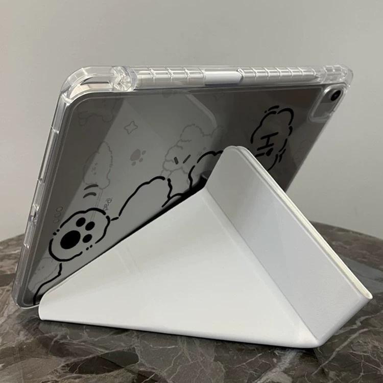 Line Dog iPad 2022 Apple Tablet Protective Case 11inch Tablet 70% off Style air4/air5 Acrylic