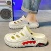 Fashion Hole Shoes Outdoor Platform Designer Luxury Original Pvc Slippers for Men Fun Clappers 2025 Mascullino Fashion Trend Sandals Man