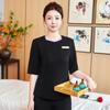 Teloroman Women's Elegant Summer Work Uniform Set