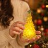 Light-Up Resin Christmas Tree Figurine, Tabletop Holiday Decoration and Night Light for Home