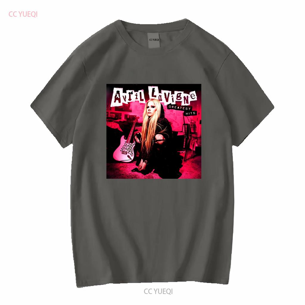 Avril Lavigne Album Greatest Hits Adult T Shirt All Size S To 5XL AL149 Long or Short Sleeves Vintage Washed