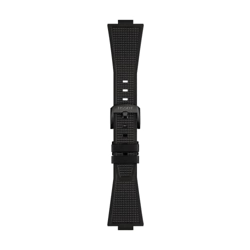 Tissot PRX Powermatic 80 Watch, 40mm, Rubber Strap, Black Carbon Fiber Dial, Officially Imported, T1379079720100