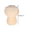 20PCS Unfinished Wood Wood Mushroom Head Mushroom Paintable Wooden Peg Dolls Hand Painted Unfinished DIY Decoration DIY Projects
