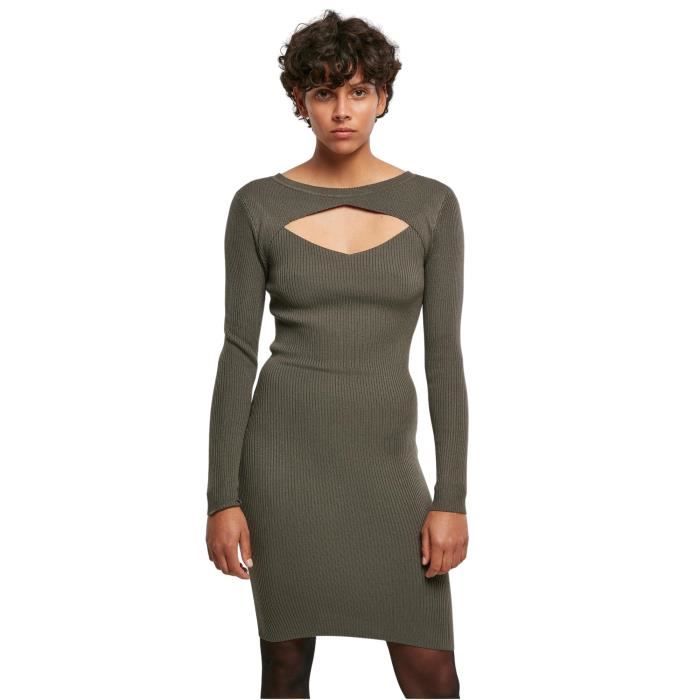 Robe pull découpée femme Urban Classics