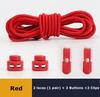 No Tie Shoe Laces Suitable for All Shoes Round Spring Lock Elastic Shoelaces Quick Wear in 1 Second Hiking Sports Lazy Shoelace