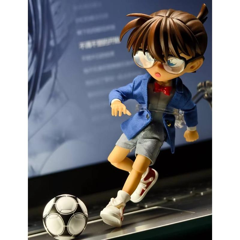 Latest Original Gong Conan Action Figure Detective Conan Series Cloth Outfit Poseable Figurine Collectible Anime Figures Present Toy