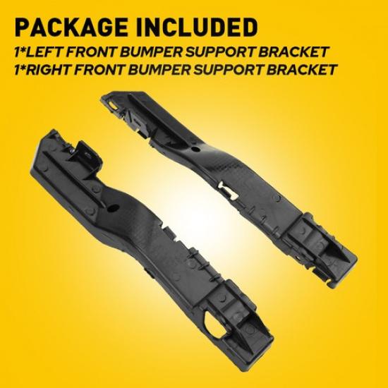 Front Bumper Bracket Support 1 Pair Left Right Side for 2009- Dodge Journey