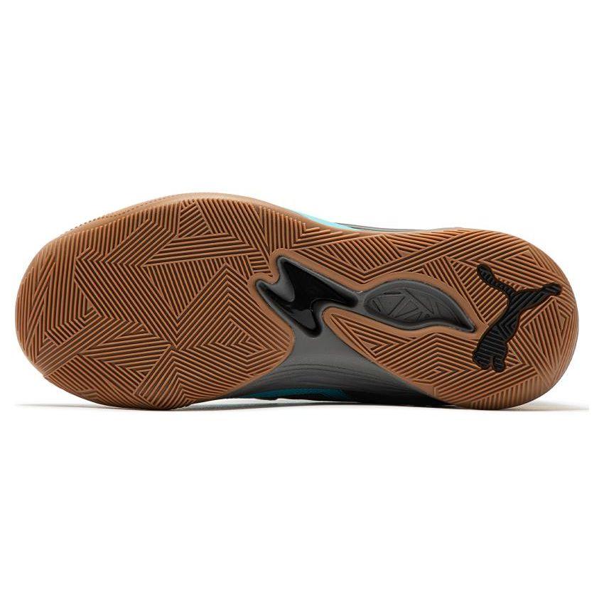 Puma TRC Blaze Court Block Party - Cast Iron Unisex Sneakers Grey Yellow-Sizzle 378961-01