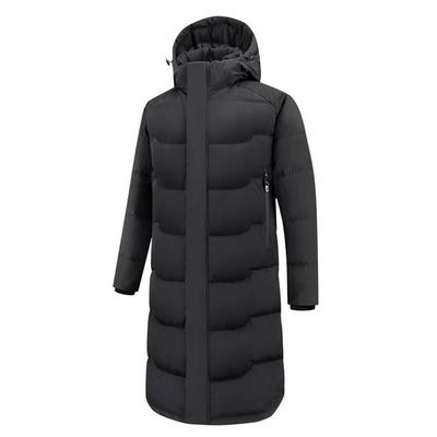 Unisex Winter Down Jacket for Athletes - Long Over-the-Knee Design
