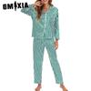 GMXIA Women's Long Sleeve Long Pants Loungewear Cardigan Pajama Set