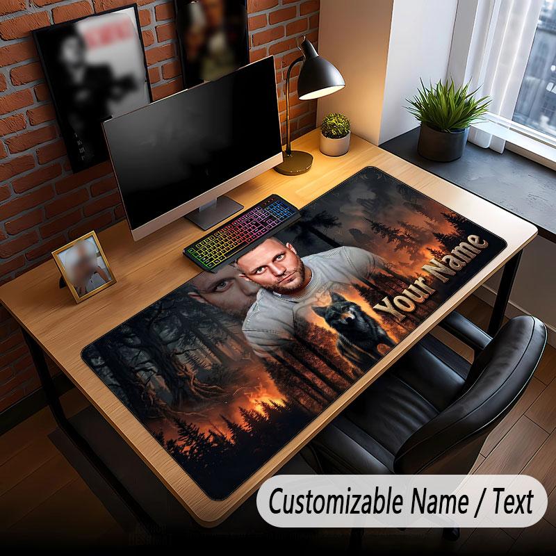 Custom Name Extended Mouse Pad,Kontra K Gaming Desk Mat For Home Office Desktop Decor