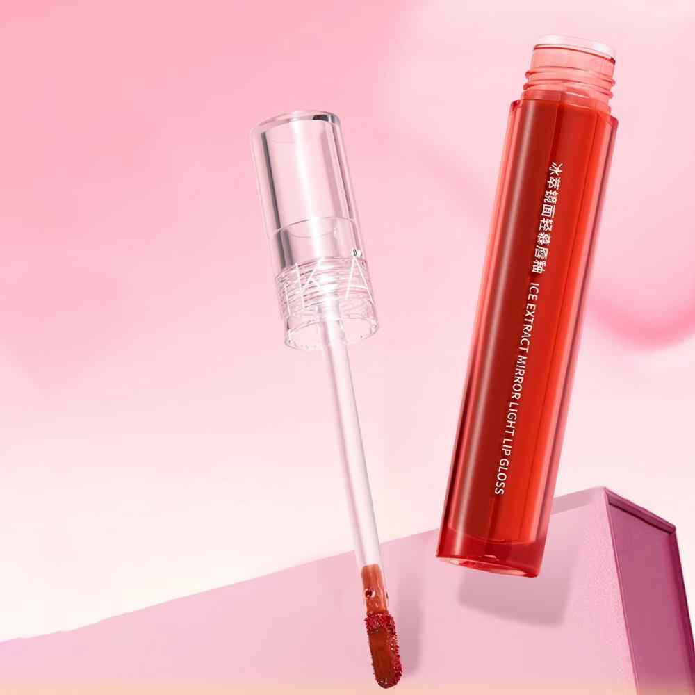 Mirror Lip Glaze Moisturizing Low Saturation Water Gloss Non-stick Lipstick