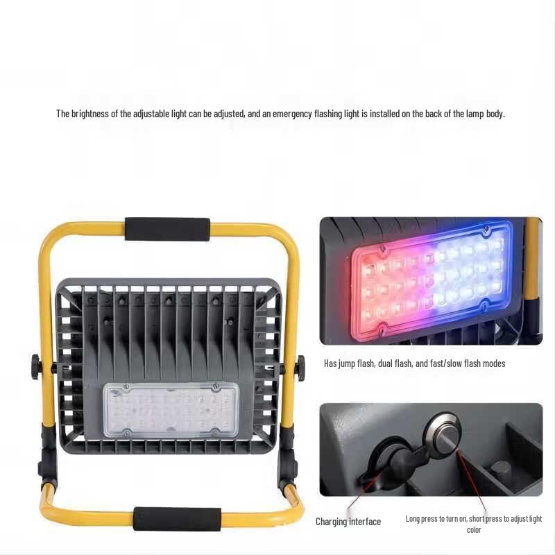 Zhan Renzhe 400W Outdoor Rechargeable LED Floodlight