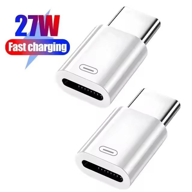 3-1Pcs Female To Type C Male Adapter for iPhone 17 16 15 Samsung USB C Charging Converters IOS To Type C Converter