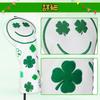 CRAFTSMAN Fairway Wood Cover Fairway Wood Headcover with Number Tag Cute Clover Smile (Single) (3, 4, 5, 7, X) Elastic,