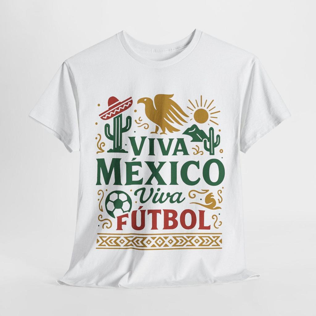 Mexico World Cup 2026 Soccer Shirt, Viva Mexico Viva Futbol, Unisex, Sports Enthusiasts, Football Lovers, Gift Idea, Team Supporter Top