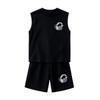 Teen Boys' Sleeveless Summer Set: Loose Vest & Shorts, Trendy Two-Piece Basketball Sportswear